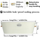 ‎GENERIC 20 TO 37 QUART LARGE ICE BUCKET, PARTY ICE BUCKET - WHITE - Like New