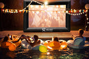 HOLIDAY STYLING 16FT INFLATABLE OUTDOOR PROJECTOR SCREEN 200” BLOW UP TV - BLACK - Like New