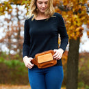 Le Donne Leather Waist Bag - Stylish & Fashionable Fanny Pack - Designer Belt - Like New