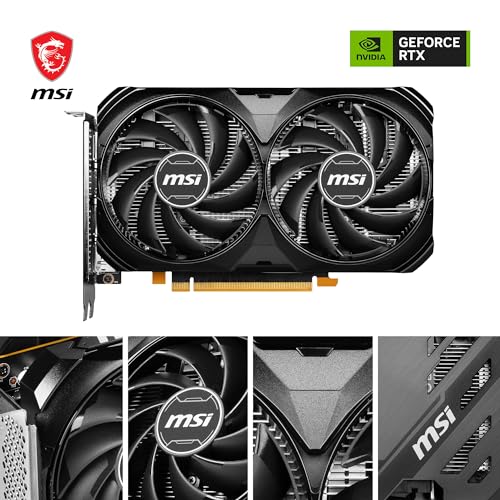 MSI Gaming GeForce RTX 4060 8GB GDDR6 OC V516-004R - Black - Like New
