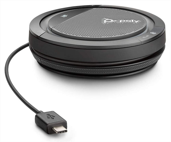 Plantronics Calisto 3200 Portable USB-C Speakerphone 210901-01 - Black Like New