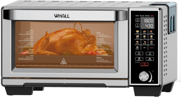 WHALL Toaster Oven Air Fryer, Max XL Large 30-Quart AO28S01 - - Scratch & Dent