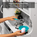 Best Choice Products Wooden Play Kitchen Toy Set with Sink, Oven, B08JQQZ7R2 - Brand New