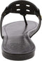 TORY BURCH WOMEN'S MILLER EMBELLISHED SANDALS - SIZE: WOMEN 11 - MATTE BLACK - Like New