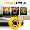 Electric Double Burner Hot Plate Cooking 1800W Portable Electric Stove 6 Speed - Like New