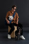 NOAH & PAW DOG SMALL DOG SLING CARRIER FOR SMALL DOGS 5-18LB - DARK BLUE - Brand New