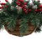 Sunnydaze Pre-Lit Artificial Christmas Hanging Basket VTY-990 - Black Like New