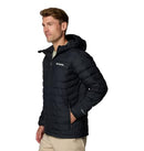 COLUMBIA MEN'S POWDER LITE II HOODED JACKET - SIZE MEN 1X - BLACK - Brand New