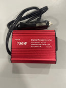 UEIUA 150W CAR POWER INVERTER 12V DC TO 110V AC CONVERTER VEHICLE ADAPTER - RED - Like New
