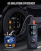 REHOTTOP TIRE INFLATOR PORTABLE AIR COMPRESSOR, 160PSI, Q7 - BLACK - Like New