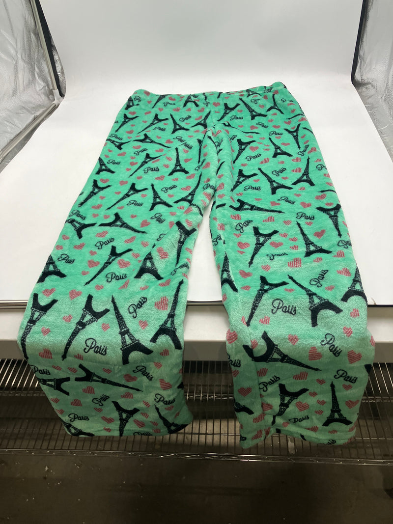 THEAMA TEK COLLECTION MEN’S EXTRA SOFT FLEECE PAJAMAS - XL - PARIS - AP-1871 - Like New