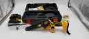 BEI & HONG Mini Chainsaw Cordless 6" w/ 2 Battery, Security Lock, BH-6 - YELLOW - Like New