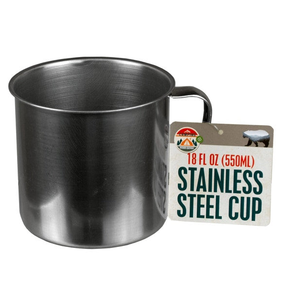 KOLE IMPORTS 550 ML STAINLESS STEEL CUP - STAINLESS STEEL - Brand New
