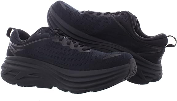 1123202 HOKA ONE ONE Bondi 8 Mens Shoes Black/Black Size 13 Like New