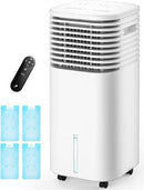 CENSTECH 4-IN-1 PORTABLE AIR CONDITIONERS, EVAPORATIVE AIR COOLER W/- WHITE - Like New