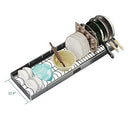 SINOART Expandable Dish Drainer Over The Sink, Drying Rack, Stainless Steel - Brand New