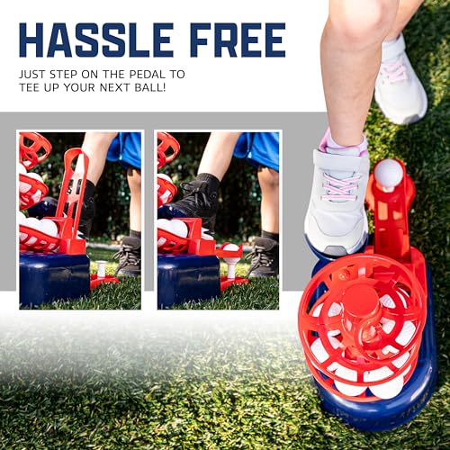 Franklin Sports PGA Tour Kids Golf Tee Trainer Toy Plastic Youth Golf Set - Like New