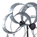 Alpine Corporation 59" Tall Outdoor Metal Wind Spinner Garden Stake - Brand New