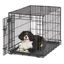 MIDWEST HOMES FOR PETS 30" SINGLE DOOR CRATE MEDIUM BREEDS 21-40 LBS BLACK - Like New