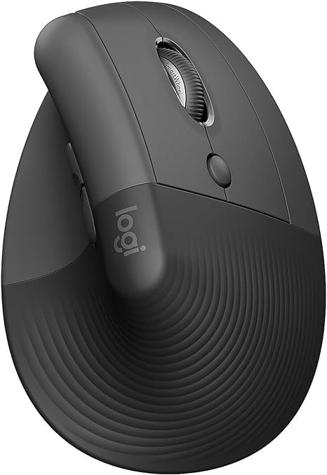 Logitech Lift Vertical Ergonomic Mouse Wireless Bluetooth 910-006466 - GRAPHITE - Like New
