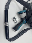 GENERIC LIGHTWEIGHT FLAT GARDEN HOSE 100FT - GRAY - Like New