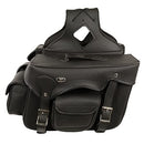 Milwaukee Leather SH66602 Zip-Off Double Pocket Motorcycle Saddlebags One Size - Brand New
