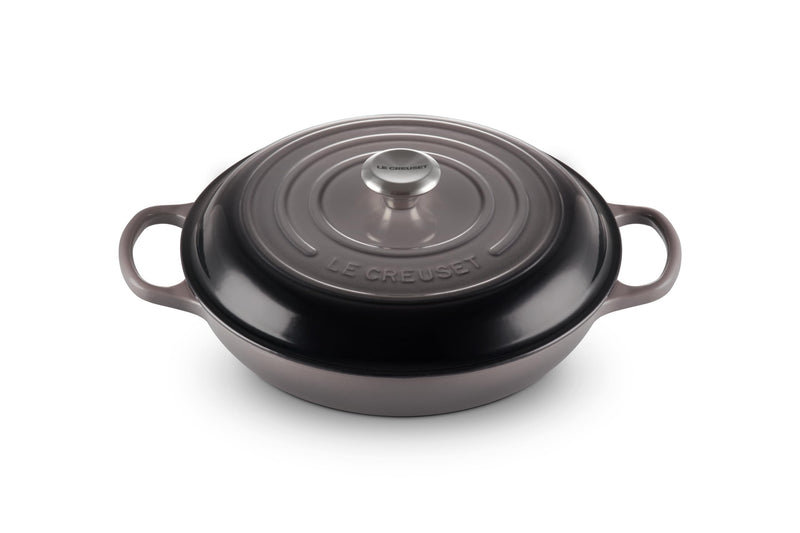 LE CREUSET ENAMELED CAST IRON SIGNATURE BRAISER 3.5 QT. - - Scratch & Dent