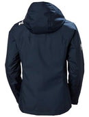 34447-597 HELLY-HANSEN WOMEN'S CREW HOODED MIDLAYER JACKET 2.0 NAVY SIZE:M - Like New