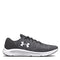 UNDER ARMOUR MEN'S CHARGED PURSUIT 3 TWIST RUNNING SHOE GRAY/WHITE SIZE MEN 12 - Like New