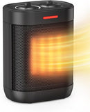 PEREYSI 1000W Small Space Heaters for Indoor Use, PTC-SH009S - OVAL - Black Like New