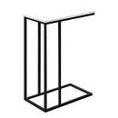 Monarch Specialties I 3760 Accent Table - White/Black - Brand New