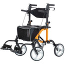 ELENKER 2 IN 1 10” ELENKER DELUXE MEDICAL ROLLATOR WALKER - Scratch & Dent