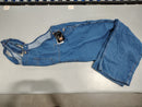DICKIES WOMEN PLUS RELAXED FIT BIB OVERALLS SIZE: 24W - STONEWASHED MEDIUM BLUE - Brand New