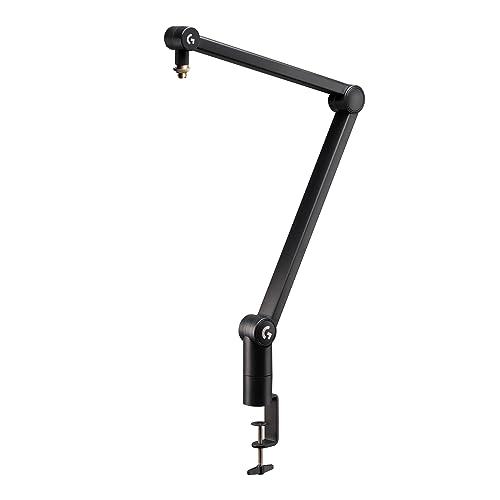 LOGITECH G COMPASS PREMIUM BROADCAST BOOM ARM FOR MICROPHONE 889-000175 - BLACK - Like New