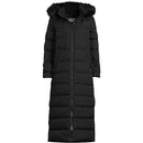 Lands' End Womens Maxi Down Coat Black Regular X-Small - SIZE: XS - Brand New