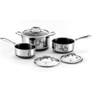 HEXCLAD HYBRID NONSTICK 6-PIECE POT SET 2, 3, AND 8-QUART POTS CWPT06-ST-NEW - Brand New