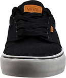 VANS MEN'S ATWOOD DELUXE SHOE - SIZE: MEN 9.5 - DELUXE BLACK/GRAY - Like New