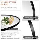 ANDY STAR OVAL WALL MODERN BLACK METAL 24"X36" T03-S10-024B - BLACK - Brand New