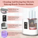GENERIC 3 IN 1 ELECTRIC MAKEUP BRUSH CLEANER MACHINE - WHITE - Like New