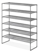 Whitmor Spacemaker 6-Tier Shelves, Gunmetal - Like New