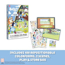COLORFORMS BLUEY SET - REPOSITIONABLE PIECES STICK - AGES 3+ - PINK - Like New