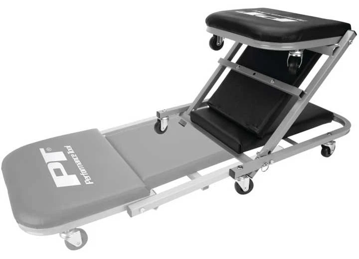 PERFORMANCE TOOL W85018 2-IN-1 Z-FRAME FOLDING CREEPER, 40" - BLACK - Like New