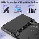 SMISEACOW PORTABLE MONITOR, LAPTOP SCREEN EXTENDER KWUMSY S2 TRIPLE - BLACK - Like New
