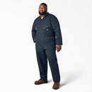 DICKIES Deluxe Blended Long Sleeve Coveralls Men's XLT - DARK NAVY - Brand New