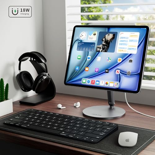 LULULOOK MAGNETIC WIRELESS CHARGING STAND FOR IPAD PRO 13" M4 (2024) - GRAY - Like New