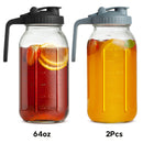 LUGOBOX 2/3PCS MASON JAR PITCHER, 64OZ DOUBLE LEAK PROOF - LUGOBOX - Like New