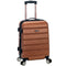 ROCKLAND MELBOURNE HARDSIDE EXPANDABLE SPINNER WHEEL LUGGAGE CARRY-ON 20"- BROWN - Brand New