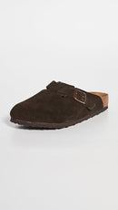 BIRKENSTOCK UNISEX BOSTON SOFT FOOTBED - SIZE: MEN 8 WOMEN 10 - MOCCA - Like New