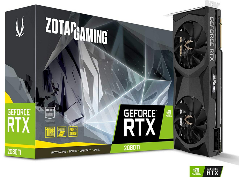 For Parts: ZOTAC GAMING RTX 2080 Ti 11GB GDDR6 ZT-T20810G-10P MOTHERBOARD DEFECTIVE