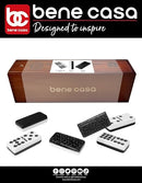 Bene Casa Professional Double-9 Domino Set with Elegant Wooden Box - Like New